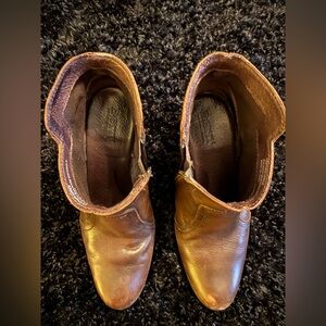 Women’s Brown Boot Leather Dress Shoes